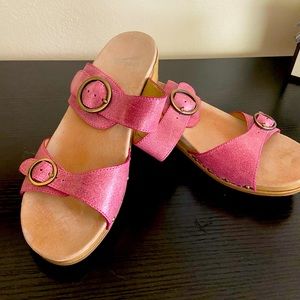 Dansko Pink Sandals
